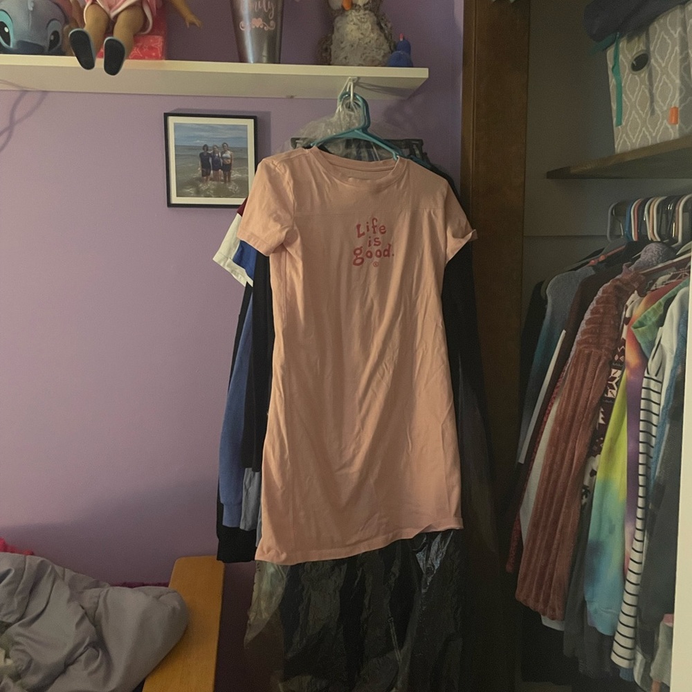 Pink life is good dress size xs